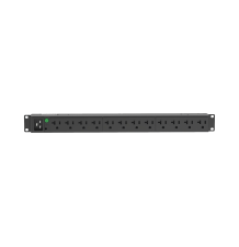 PDU Básico para Distribución de Energía, Enchufe de Entrada NEMA L5-20P, Con 12 Contactos NEMA 5-20R, Instalación Horizontal de 