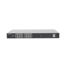 Switch PoE+ No Administrable con 18 Puertos Gigabit y 2 Uplinks Gigabit hasta 247 Watts