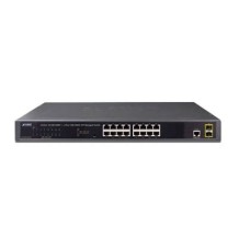 Switch Administrable Capa 2 de 16 Puertos 10/100/1000T con 2 Puertos SFP 100/1000BASE-X