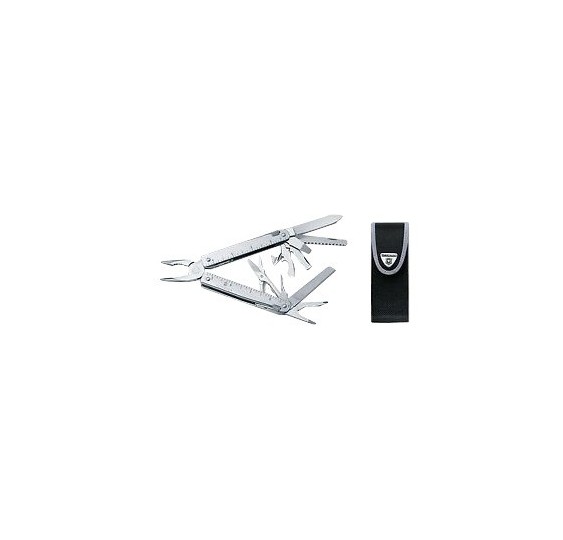 Navaja Victorinox Multiherramienta SwissTool X con 26 Funciones. Incluye Funda de Nylon