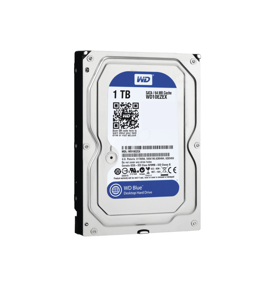 Disco duro Blue de 1 TB / 7200 RPM / Recomendado para PC / Uso 8-5 / 1 AÃ±os de Garantia