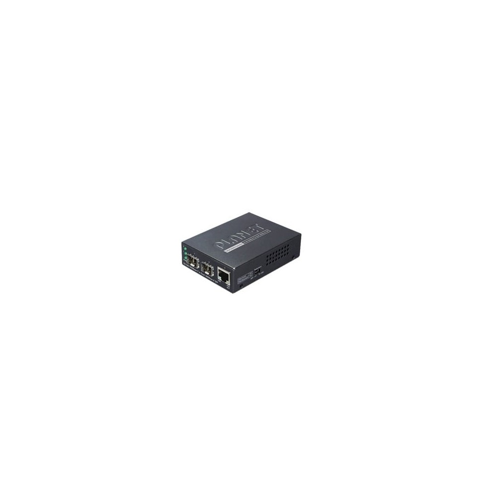 Convertidor de Medios con Doble Puerto SFP 1000BASE-FX/SX/LX y Puerto Ethernet 1000Base-T