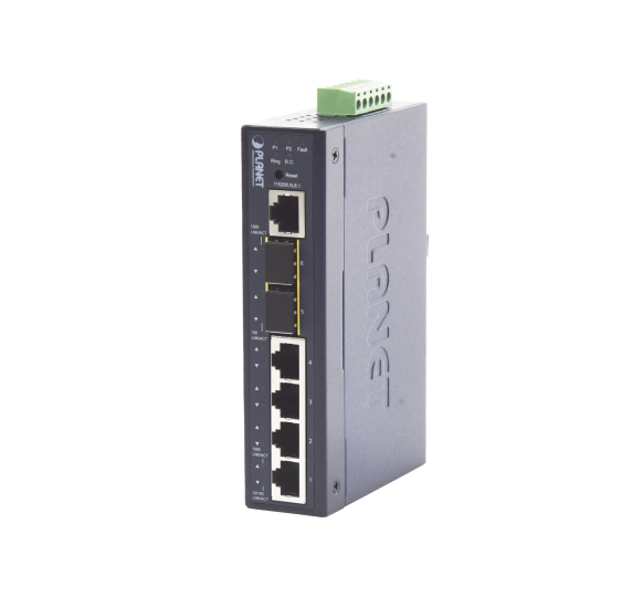 Switch Industrial Administrable Capa 2 con 4 Puertos 10/100/1000T y 2 Puertos SFP 1G/2.5G