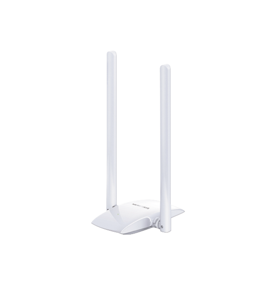 Adaptador Inalámbrico N / Alta Ganancia de 300 Mbps 2.4 GHz / 2 antenas externas de 5 dBi