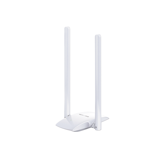 Adaptador Inalámbrico N / Alta Ganancia de 300 Mbps 2.4 GHz / 2 antenas externas de 5 dBi