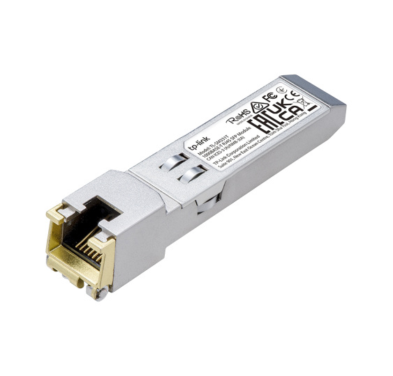 Transceptor mini-GBIC SFP RJ45 / Admite 1000BASE-T / Hasta 100 metros / Conector RJ45 (1G)