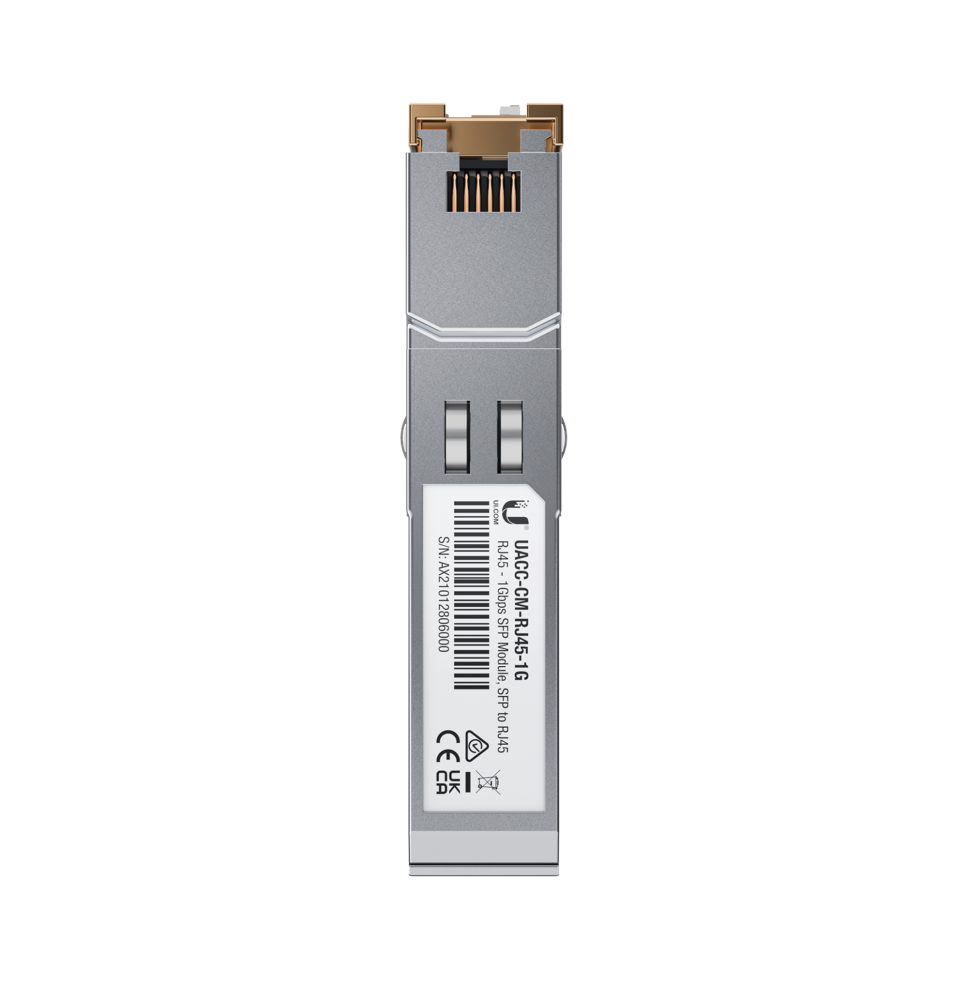 UFiber Módulo de fibra SFP convertidor a cobre RJ45 10/100/1000 Mbps, distancia hasta 100 m