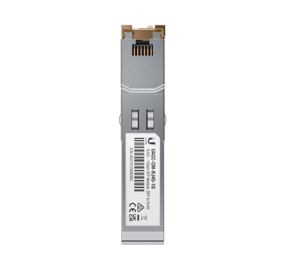 UFiber Módulo de fibra SFP convertidor a cobre RJ45 10/100/1000 Mbps, distancia hasta 100 m