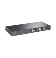 Switch no administrable de 16 puertos 10/100/1000Mbps y PoE af/at, 2 puertos SFP hasta 250W.