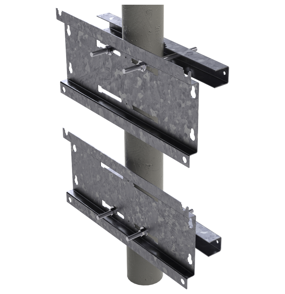 Herraje para Fijación a Pared, Torre o Poste compatible con LP-FORTE-16UR3 y LP-FORTE-24U-R3