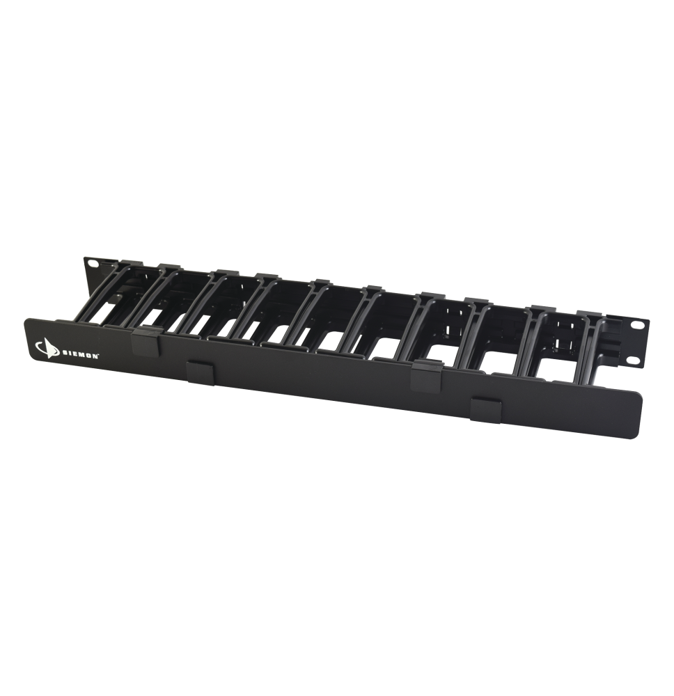 Organizador de Cable Horizontal RouteIT, Sencillo, Para Rack de 19in, 4in de profundidad, 1UR