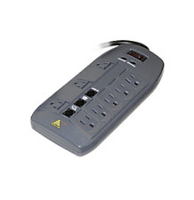 Muliticontacto con Protección Contra Sobretensiones de 8 Salidas de 120 VCA y Telco, Hasta 6 Transformadores, Control de Acceso,