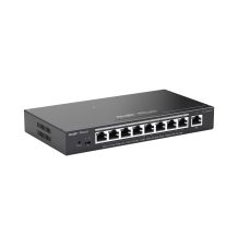 Switch Administrable 8 Puertos PoE+ 802.3af/at Gigabit, gestión gratuita desde la nube, 120w