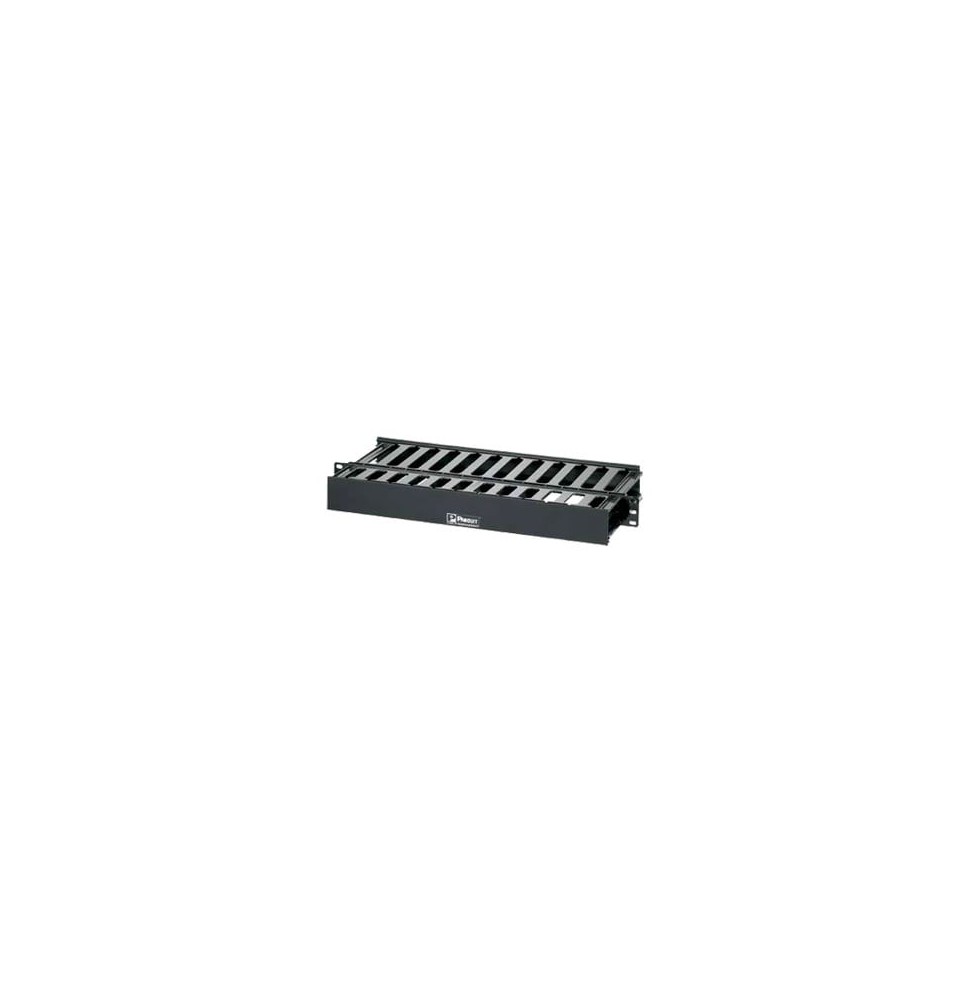 Organizador de Cables Horizontal PatchLink, Doble (Frontal y Posterior), Para Rack de 19in, 1UR