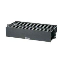 Organizador de Cables Horizontal PatchLink, Doble (Frontal y Posterior), Para Rack de 19in, 2UR