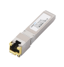 Transceptor óptico SFP+ a RJ45 /10 Gbps / Conector RJ45 / 10GBASE-T / Distancia de hasta 30 m.