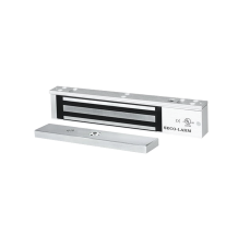 Chapa Magnética 600 lbs con LED / Sensor de Estado de Unión / Sin Magnetismo Residual / Uso Interior.