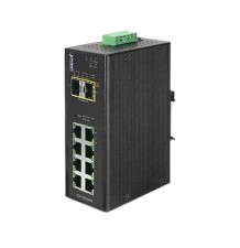 Switch Industrial Administrable Capa 2, 8 Puertos 10/100/1000T, 2 Puertos SFP 1G / 2.5 G BASE X