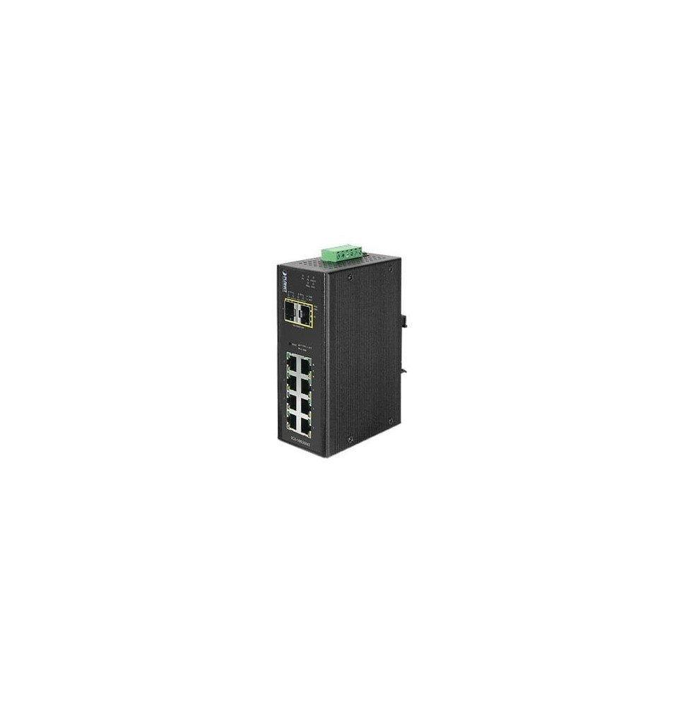 Switch Industrial Administrable Capa 2, 8 Puertos 10/100/1000T, 2 Puertos SFP 1G / 2.5 G BASE X