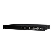 Switch EdgeMAX administrable de 24 puertos Gigabit con PoE+/PoE Pasivo 24V + 2 Puertos SFP, 250 W