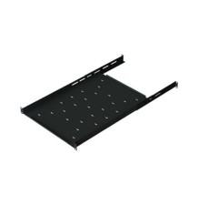 Charola Ajustable para Rack de 19 de 4 postes de 1 Unidad de Espacio. Profundidad de 633 a 816 mm