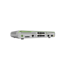 Switch Administrable CentreCOM GS970M, Capa 3 de 8 Puertos 10/100/1000 Mbps + 2 puertos SFP Gigabit