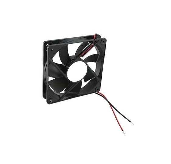 Ventilador Anticondensante Axial Cuadrado, 12Vcc, 120x120x25 mm, 75.0 CFM, 1.9 W, 161 mA, 2200 RPM.