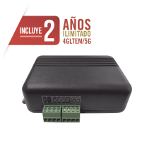 Controlador 4GLTEM / 4 ENTRADAS Y 2 SALIDAS / 2 AÑOS ILIMITADOS INCLUIDOS / Activacion Remota /Notificacion PUSH e EMAIL / APP S