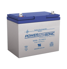 Batería 12V, 55AH, Para Respaldo, Tecnologías AGM/VRLA, 5 Años Vida Útil, Terminales U, Reconocida UL