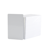 Paquete de 500 tarjetas de PVC UltraCard 30 mil CR80/ Diseñadas para impresión/ Sin Tecnología