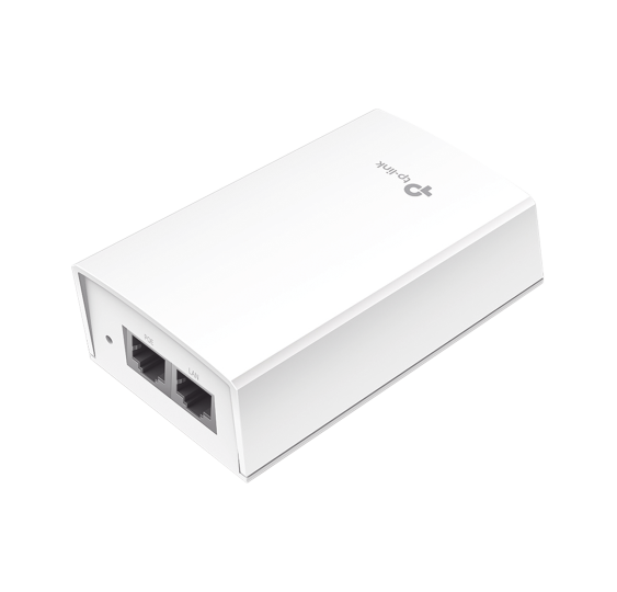 Inyector PoE Pasivo de 48V (24 Watts) / 2 puerto 10/100/1000 Mbps / Plug and Play / Montaje en Pared