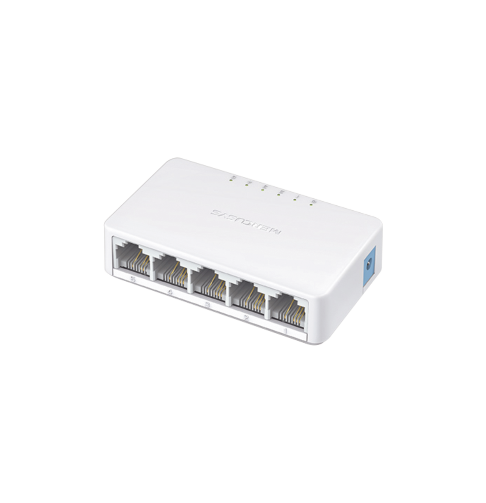 Switch NO Administrable / Para escritorio /  5 puertos 10/100 Mbps / DiseÃ±o Compacto / Plug and Play