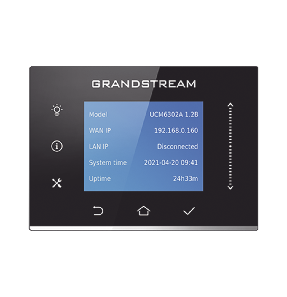 Conmutador IP-PBX para hasta 500 usuarios y 75 llamadas simultaneas, 2FXO, 2FXS, solución para PyMEs