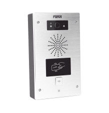 Video portero IP, 2 líneas SIP, 2 relevadores, lector de tarjeta RFID, Compatible con NVR Hikvision por Onvif, con botón para ll