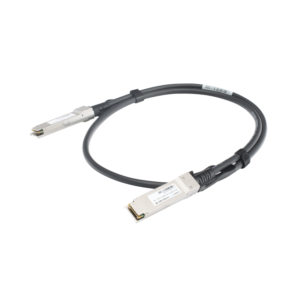 Cable DAC QSFP+ de 40 Gbps a 40 Gbps / Passive Direct Attach Copper Twinax Cable / Longitud: 1 metros