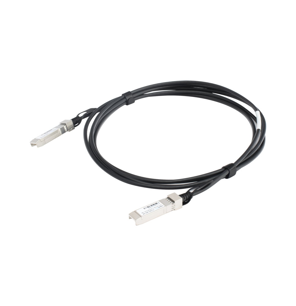 Cable DAC SFP28 de 25 Gbps a 25 Gbps / Passive Direct Attach Copper Twinax Cable / Longitud: 3 metros