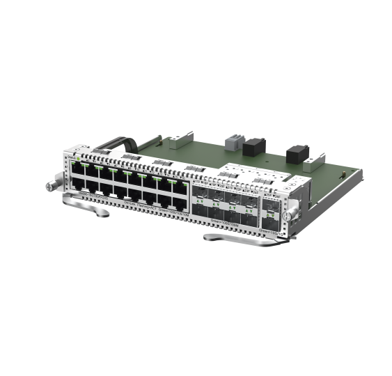 Tarjeta de Red con 16 puertos RJ45 1Gb, 8 puertos SFP 1Gb y 2 puertos SFP+ 10Gb para Chasis RG-NBS6002