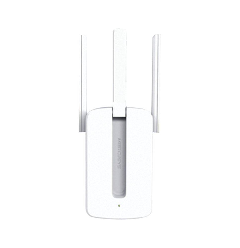 Repetidor / Extensor de Cobertura WiFi N / MU-MISO / 300 Mbps 2.4 GHz / 3 antenas externas / Botón WPS