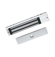 Chapa Magnética de 617 Lbs (280 Kg) / Montaje en Puerta Normal o de Vidrio / Certificado CE / Uso en Interior / Indicador LED / 