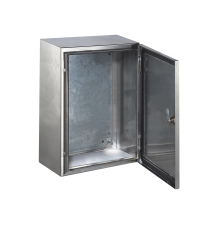 Gabinete de Acero Inoxidable IP66 Uso en Intemperie (200 x 300 x 150 mm) con Placa Interna Galvanizada.